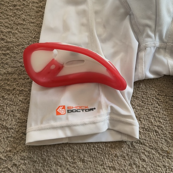 SHOCK DOCTOR MEN HOCKEY CORE COMPRESSION SHORT JOCK STRAP HARD CUP POCKET BRIEFS - Picture 5 of 6